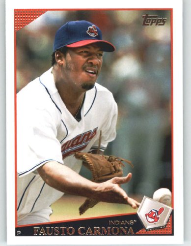 2009 Topps Baseball Card # 440 Fausto Carmona - Cleveland Indians - Shipped In Protective Screwdown Display Case!