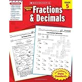 scholastic success with fractions  decimals grade 5