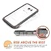 rooCASE RC-SAM-S6-GT-BK Glacier Tough Hybrid PC TPU Rugged Case for Samsung Galaxy S6 - Black