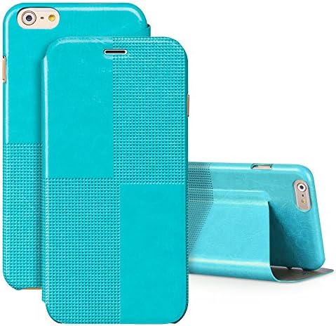 iVAPO iPhone 6 plus 5.5inch Case, Fashion Vintage Folio Cover, Lightweight [Stand Function Design] Flip Case For iPhone 6 plus 5.5inch (MM527) (Blue)