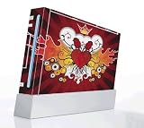 Rose Heart Decorative Protector Skin Decal Sticker for Nintendo Wii Console