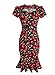 Totina Women's Vintage 1950s Pinup Mermaid Party Cocktail Evening Wiggle Dress
