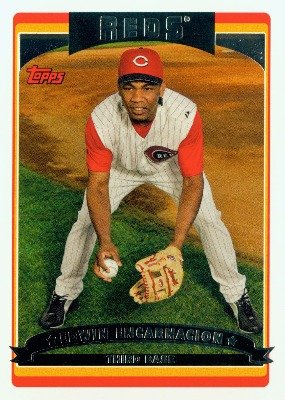 2006 Topps Baseball Card # 409 Edwin Encarnacion Cincinnati Reds