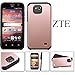 ZTE MAVEN Case, ZTE Overture 2 Case, LUXCA [Shock-proof] Hybrid Dual Layer [Slim Fit] Defender Protective Case Cover for ZTE MAVEN / ZTE Overture 2 (Rose Gold)