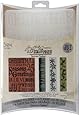 Sizzix Texture Fades Embossing Folders 4PK - Christmas Background & Borders Set