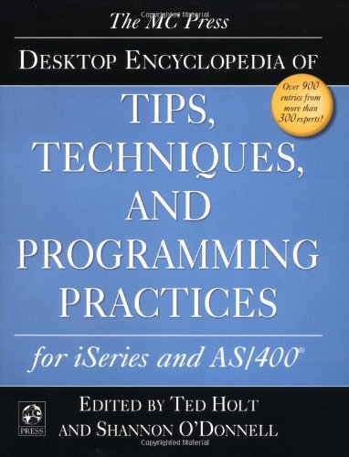 the mc press desktop encyclopedia of tips techniques and programming practices for iseries and as400
