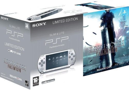 Console PSP Gris Fumé + Final Fantasy Crisis Core - Edition Limitée