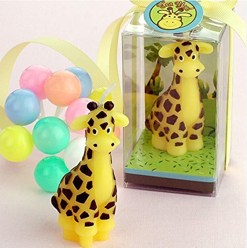 Cute Animals Candle Smokeless Birthday Candle for Wedding Favors and Baby Shower (Giraffe)