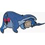 Winnie the Pooh - Eeyore the Donkey - Bottoms Up! - Embroidered Iron On or Sew On Patch (Disney)