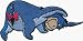 Search : Winnie the Pooh - Eeyore the Donkey - Bottoms Up! - Embroidered Iron On or Sew On Patch (Disney)