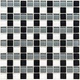 Ambit Basket Monochrome 11 3/4 X 11 3/4 Inch Glass Mosaic Wall Tile (20 Pcs/19.2 Sq. Ft. Per Case, $1 Standard Shipping)