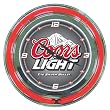Coors Light 14-inch Neon Wall Clock (fls)
