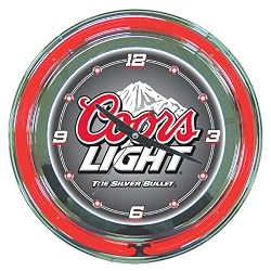 Coors Light 14-inch Neon Wall Clock (fls)