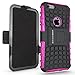iPhone 6s Case, BUDDIBOX [Wave Belt Series] Slim Belt Clip Holster Rugged Durable Protective Case with Kickstand for Apple iPhone 6 and 6s, (Pink)