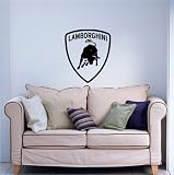 Wall Mural Decal Sticker Lamborghini Logo Sign Bull V12