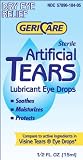 3 Bottles of Artificial lubricating Tears Dry redness Eye relief Drops Formula Long Lasting 0.5 fl oz bottle (15ml) bt OTC compares to active ingredients Visine visin vizine vissin visen