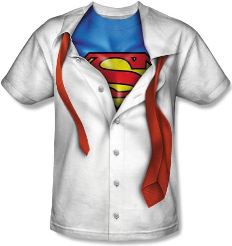 TeeShirtPalace Men's Official I'm Superman Suit Tie Costume Logo T-Shirt