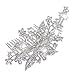 EVER FAITH Women's Austrian Crystal Wedding Elegant 3 Flower Leaf Hair Comb