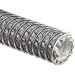 Flex-Lok 600 Fiberglass Duct Hose, Silver, For Use With Fume