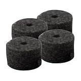 10 BIG GRAY Cymbal Felts 4 stands CRASH ride HI - HAT splash - B0015EHXLY