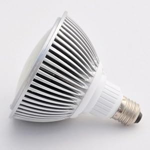 Dimmable PAR38 16 Watt LED Wide Angle Flood Light Standard Screw Base,white by LEDwholesalers 1322WH-DM
