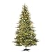 7.5' Pre-Lit Slim Mixed Country Fir Christmas Tree - Clear Lights
