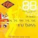 Rotosound RS885LD Black Nylon Flatwound 5 String Bass Guitar Strings (65-135)