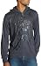 Marc Ecko Cut & Sew Men's Axskull Rose Hoodie,Dark Navy Heather,XXX-Large