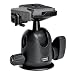 Manfrotto 496RC2 Rotule Ball Compacte en Aluminium avec r�glage friction + plateau rapide Noir