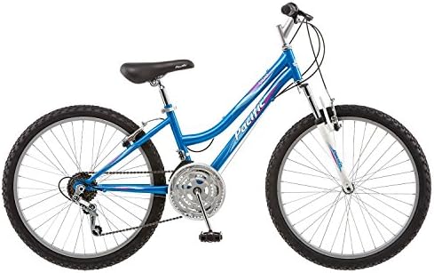 Pacific Exploit Women's / girl's step thru Mountain Bike 26-Inch Wheels light blue