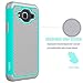 Samsung Galaxy J7 Refine Case, Galaxy J7 2018 Case, Galaxy J7 Star Case, J7V J7 V 2nd Gen/J7 Aura/J7 Crown Case with HD Screen Protector, OEAGO [Shockproof] Hybrid Dual Layer Protective Case (Mint)