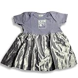 Little Giraffe - Newborn Baby Girls, Short Sleeved Dress, Lilac