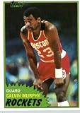 1981/82 Topps Basketball Card # 15 Calvin Murphy Houston Rockets In A Protective Display Case!