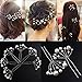 Polytree 10pcs Women's Fashion Pearls Hair Pins (White)