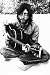 John Lennon Poster ~ Rare Acoustic Guitar Practice ~ Exclusive U.K. Import ~ 24x36