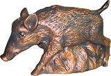 Eigenschaften JS GartenDeko e.K.  / Gartenfigur Wildschwein kupferfarben Höhe 22 cm aus Kunststoff