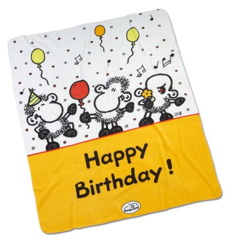 Sheepworld 60927 Fleecedecke \"Happy birthday\" Preisvergleich