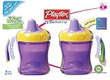 Playtex 2 Pack The First Sipster Spill-Proof Cup, 7 Ounce, Colors Vary