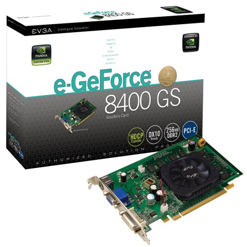 EVGA 256-P2-N733-LR e-GeForce 8400GS 256MB PCI-E Graphics Card