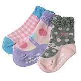 【日本製】プラチナムベイビー ベビーソックス ３足SET 靴下 (Mサイズ（13-15cm）, ギンガムドロップSET)