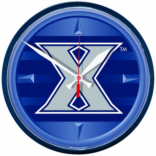 NCAA Xavier Musketeers Round Clock
