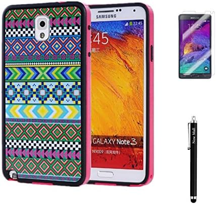 NewMall Samsung Note 3 case,Tribal Pattern 2 in 1 Slim Fit Dual Layer TPU+Bumper Case Cover Protector For Samsung Note 3 case