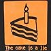 Portal The Cake Is A Lie Premium Men's T-Shirt