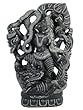 Goddess Kali Statue with Shiva on a Base Antique Hand Carved Goddess Stone Statue 12 Inche