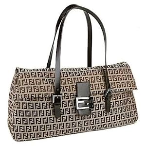 Fendi 8BR205 Large Shoulder Bag - Beige