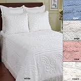 Medallion Solid Color King Bedspread