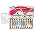 Daveliou Acrylic Paint Set - 12 x 32 ml Non Toxic Acrylic Paints – Vivid Vibrant Colors - Rich Pigments Good Coverage and Lasting Quality on Paper Canvas Wood or Fabric