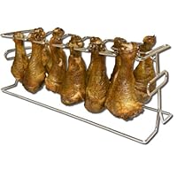 King Kooker #12WR 12-Slot Leg and Wing Grill Rack for Poultry