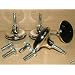 4 x Glides - Sofa Chair Settee Furniture Feet Castors