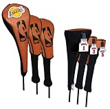 Los Angeles Lakers NBA Golf Club Head Cover Set of 3